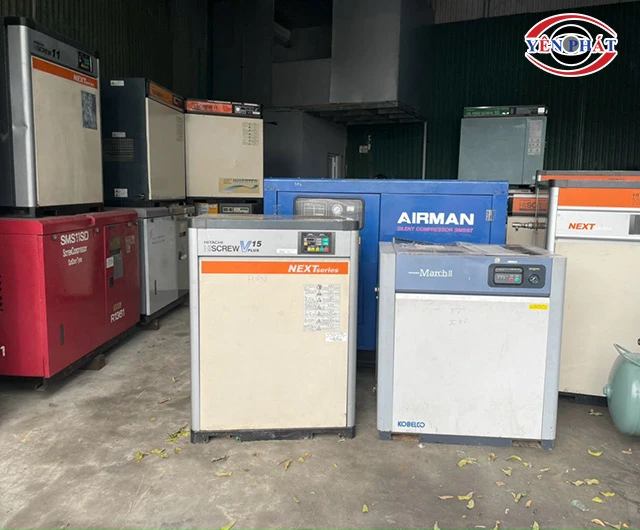 các thương hiệu máy nén khí cũ chất lượng