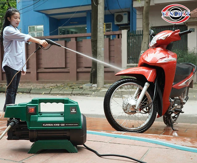 sử dụng máy rửa xe cao áp 1 pha