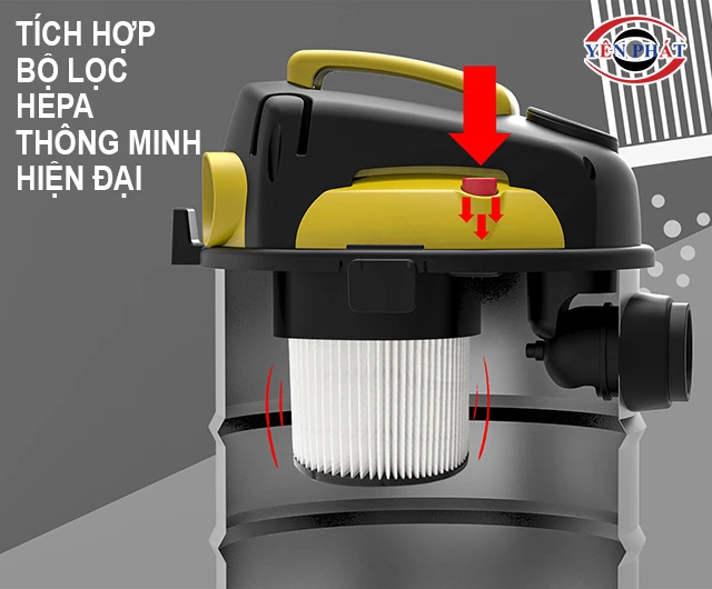 tích hợp bộ lọc hepa thông minh