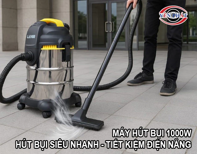 máy hút bụi 1000W tiết kiệm điện năng