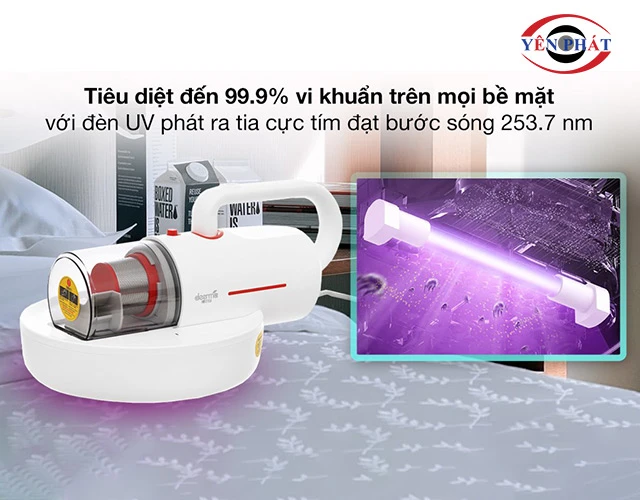 Máy hút bụi 3 trong 1 diệt sạch vi khuẩn