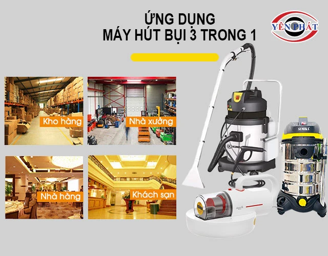 ứng dụng Máy hút bụi 3 trong 1