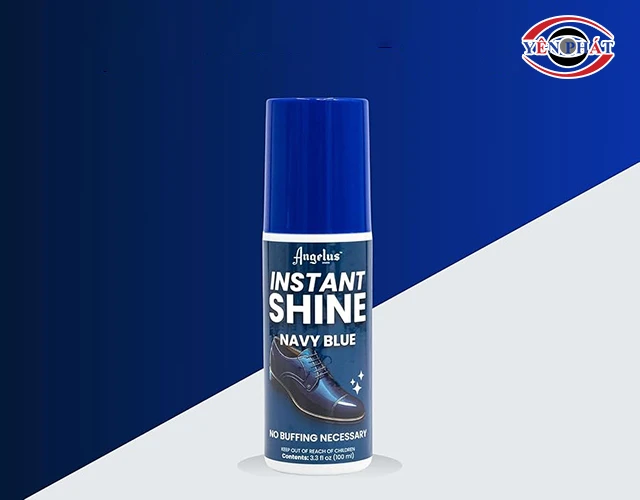 Xi đánh giày màu xanh dạng nước