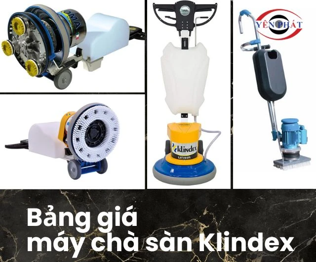 Cập nhật giá máy chà sàn Klindex mới nhất