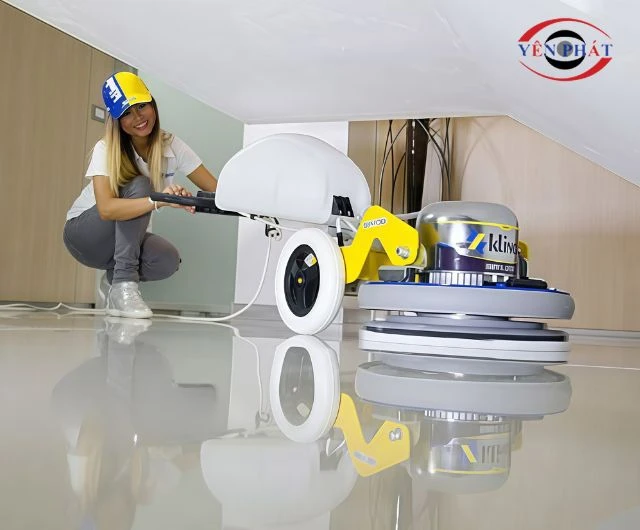 Máy chà sàn Klindex với kỹ thuật hiện đại từ ý