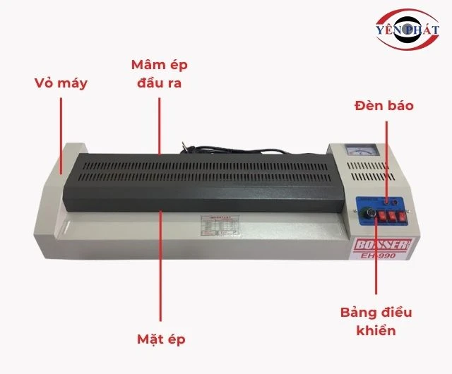 Cấu tạo máy ép plastic Bosser
