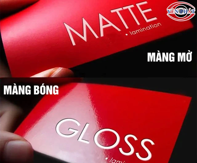 Máy cán màng bóng và mờ