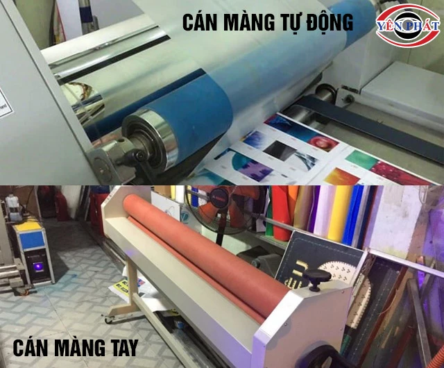 Máy cán màng thủ công và tự động