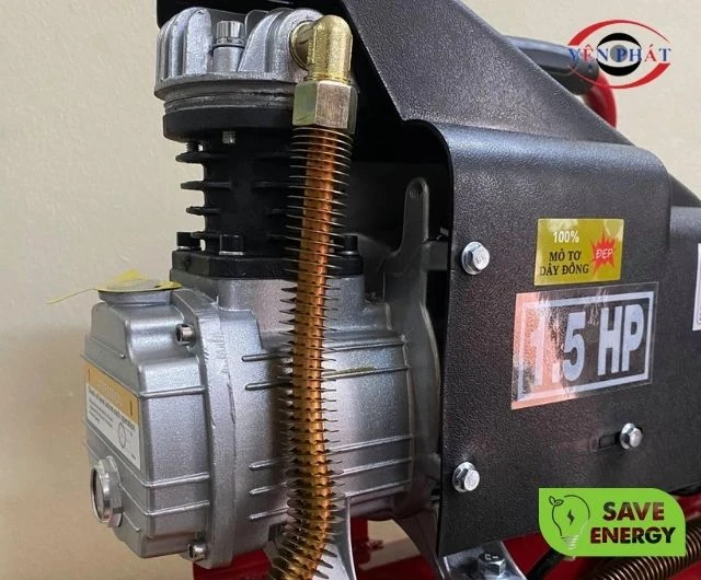 Máy nén khí 12l giảm tiêu thụ điện