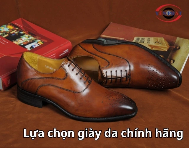 Lựa chọn giày da chính hãng