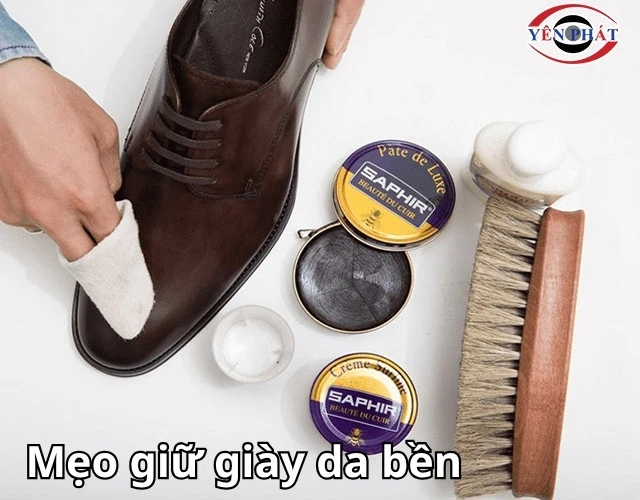 Mẹo giữ giày da bền 