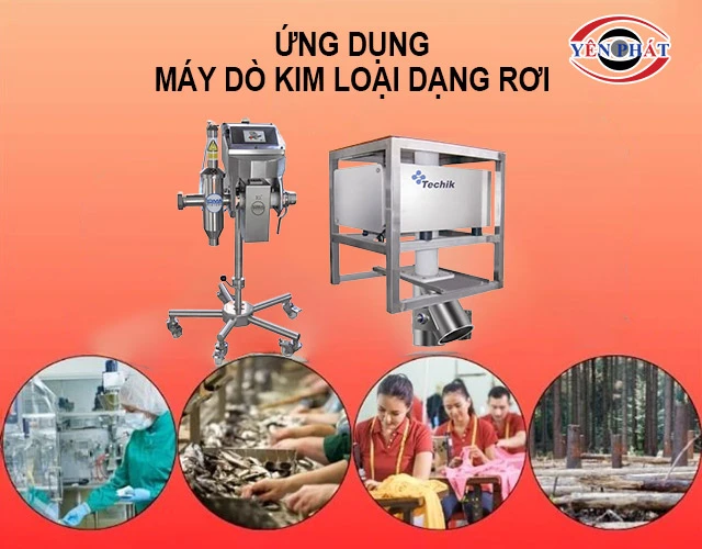 Ứng dụng của máy dò kim loại dạng rơi 