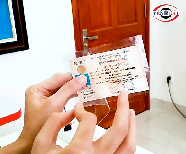 chuẩn bị giấy ép