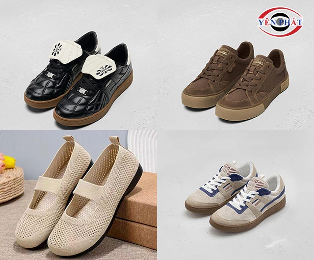 các loại chất liệu giày Ananas