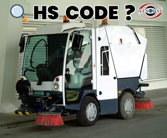 HS Code của xe quét rác là bao nhiêu?