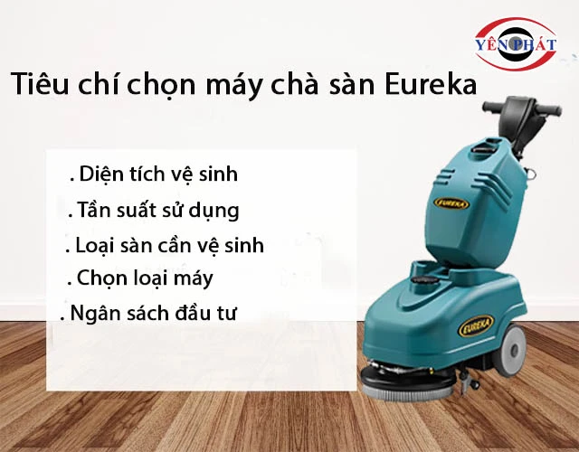 Tiêu chí chọn mua máy chà sàn Eureka