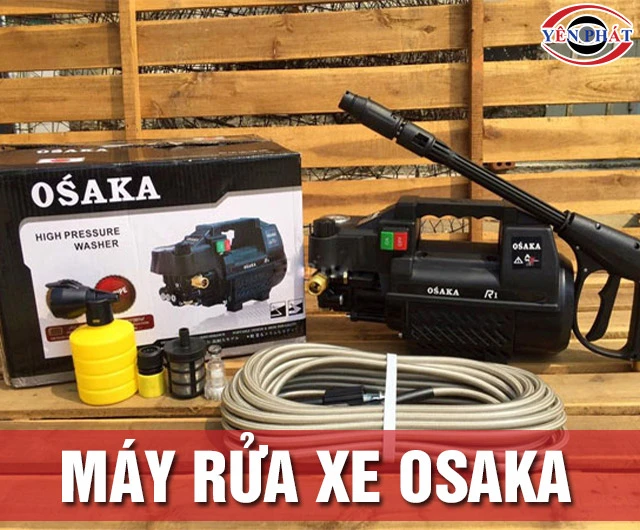 Bảng giá Máy rửa xe Osaka: Chính hãng, Đủ phụ kiện, Giá rẻ
