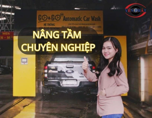 Máy rửa xe tự động Go Go nâng tầm chuyên nghiệp 