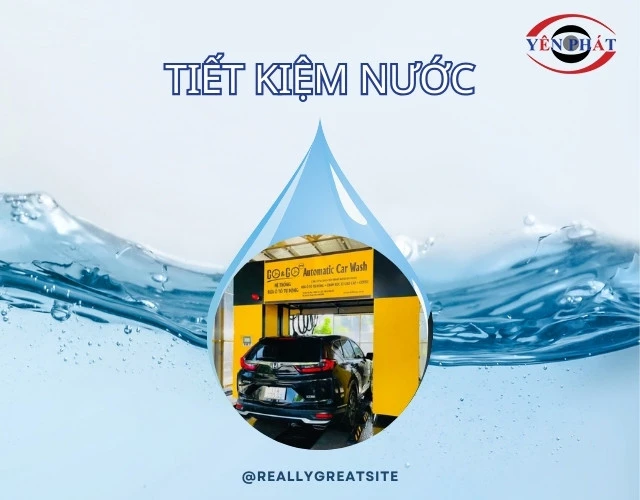 Máy rửa xe tự động Go Go tiết kiệm nước