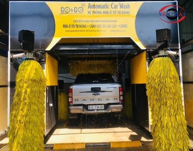 Máy rửa xe tự động Go&Go: Tiết kiệm nước, Tăng hiệu quả