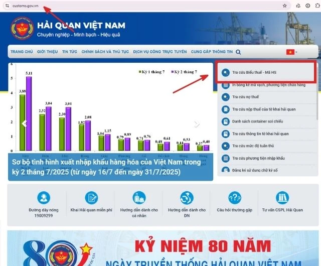 Tra mã HS máy ép plastic trên web của Cục Hải quan