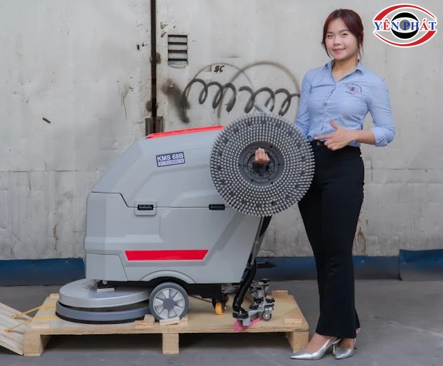 Bàn chải máy chà sàn liên hợp Kumisai KMS 68B