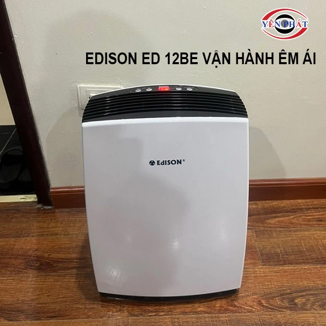 máy hút ẩm EDISON ED 12BE vận hành êm ái