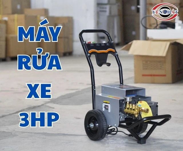 Top 8+ Máy rửa xe 3HP: Phun khỏe - Xịt nhanh - Tiết kiệm