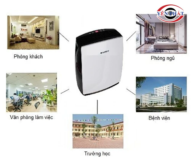 ứng dụng của máy hút ẩm EDISON ED 12BE