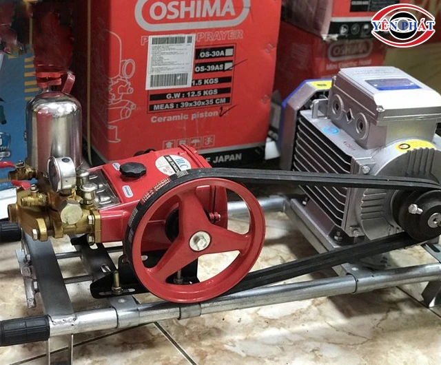 Máy rửa xe Oshima dây đai