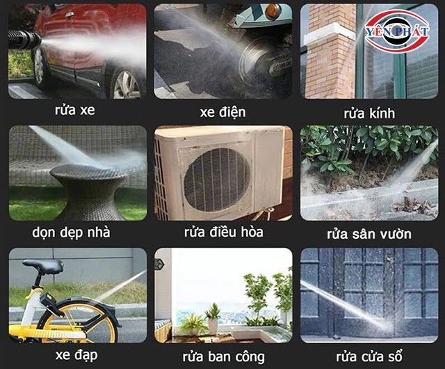 ứng dụng máy rửa xe Anovi