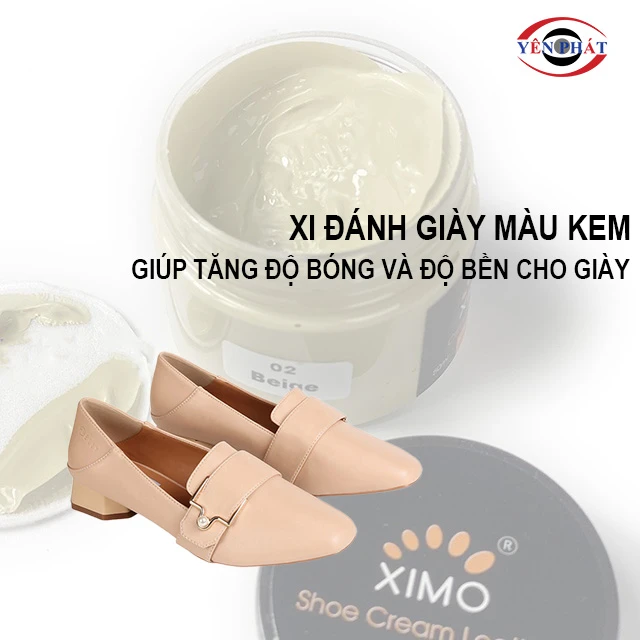 xi đánh giày màu kem giúp tăng độ bóng