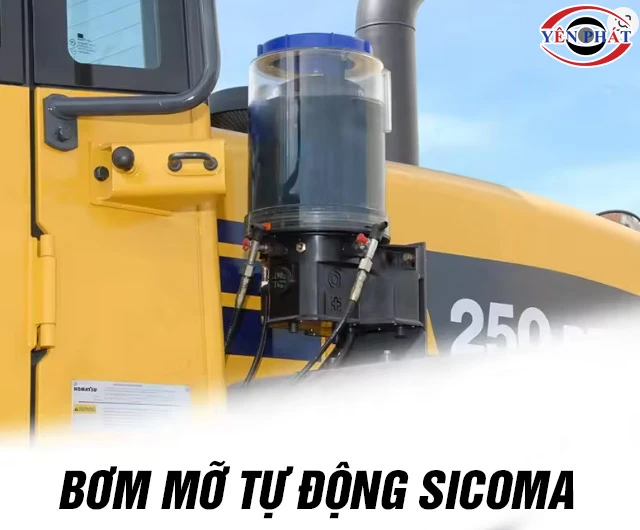 Cơ chế bơm mỡ tự động Sicoma