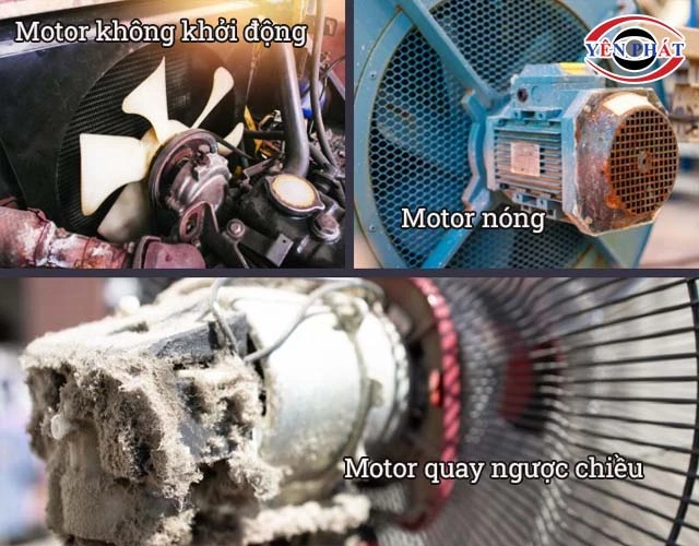 lỗi khi sử dụng Motor không chổi than