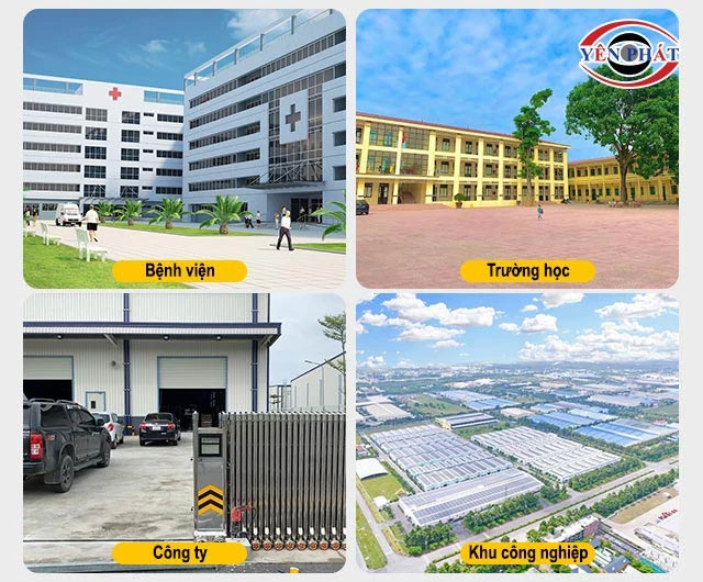 ứng dụng Cổng xếp kéo tay
