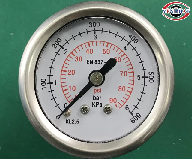 Đồng hồ máy nén khí 40 bar