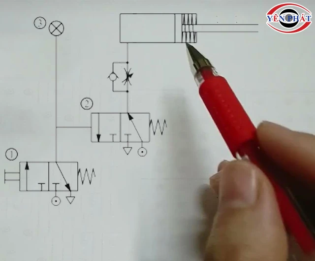 Thiết kế sơ đồ mạch điều khiển khí nén