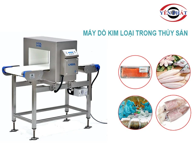 máy dò kim loại trong thủy sản