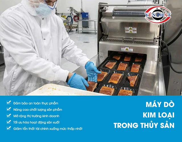 ưu điểm máy dò kim loại trong thủy sản