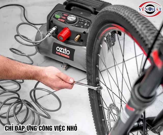 Máy nén khí 6L chỉ ứng dụng cho việc nhỏ