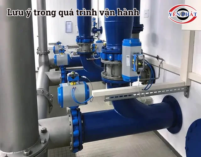 lưu ý vận hành van khí nén