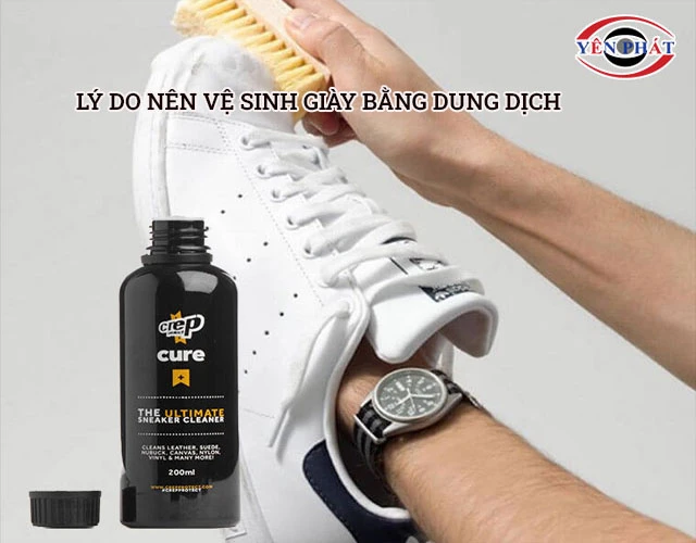 Lý do nên vệ sinh giày bằng dung dịch