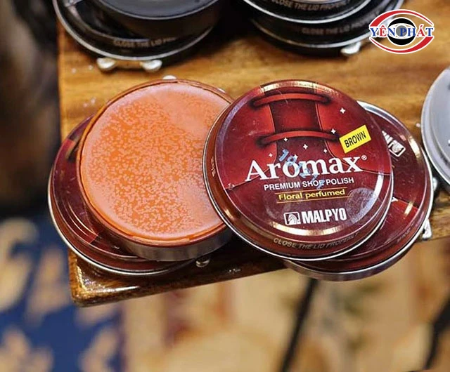 Xi sáp đánh giày nâu Aromax