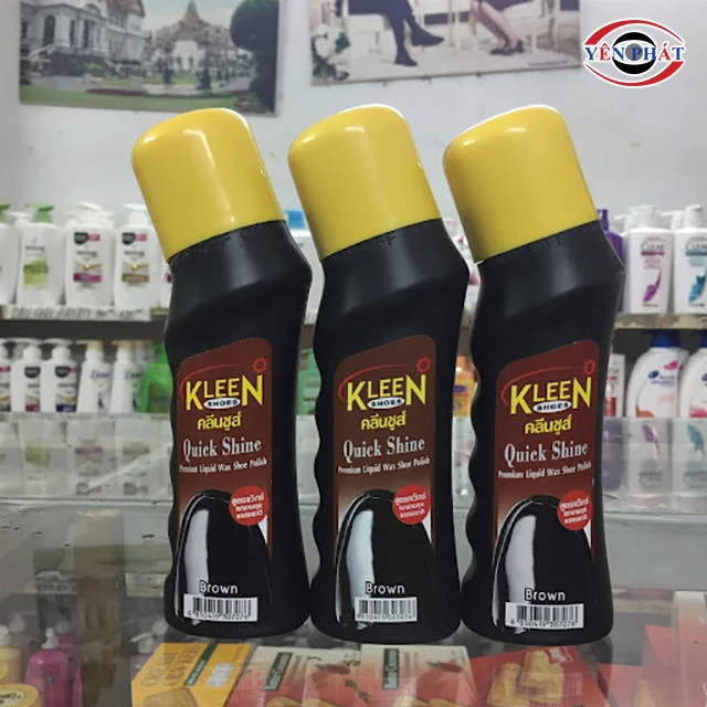 Xi nước đánh giày Kleen màu nâu