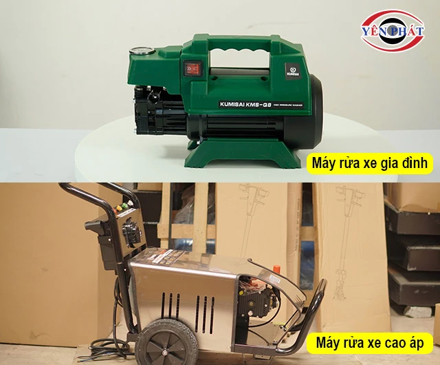 Các loại máy rửa xe phổ biến ở Thanh Hóa