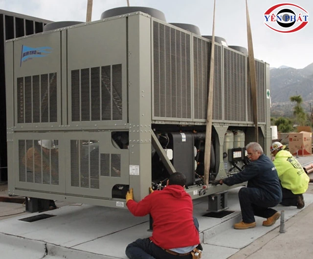 Lắp Chiller giải nhiệt gió