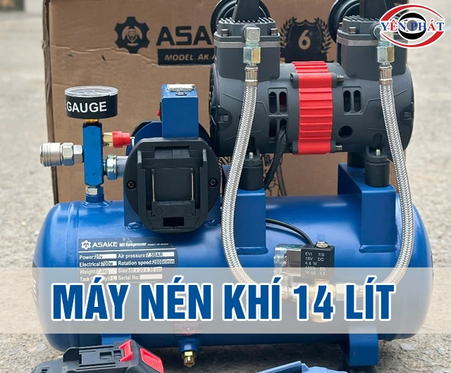 Máy nén khí 14 lít: Ưu điểm, Ứng dụng, Top sản phẩm