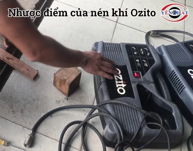 nhược điểm Máy nén khí Ozito