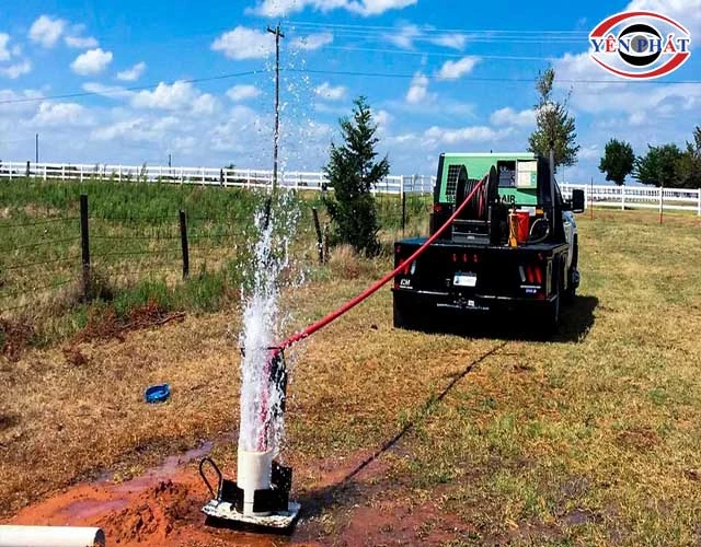 cách sử dụng máy nén khí khoan giếng