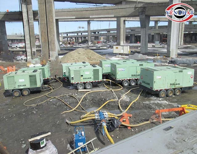 máy nén khí khoan giếng tiêu hao ít nhiên liệu